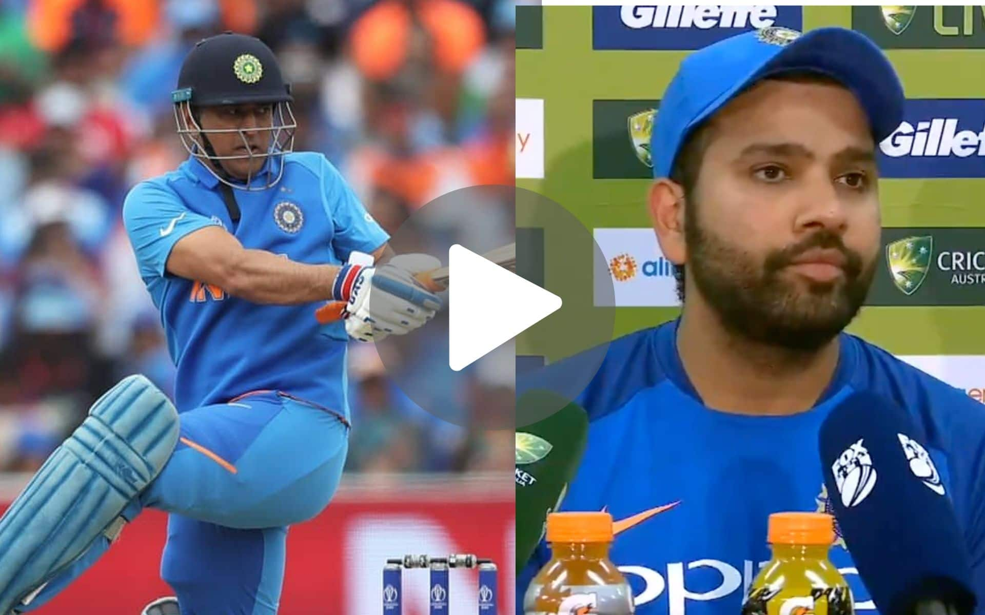 Rohit Sharma Advocated For MS Dhoni To Bat At No. 4 In 2019 World Cup Semi-Final - Watch